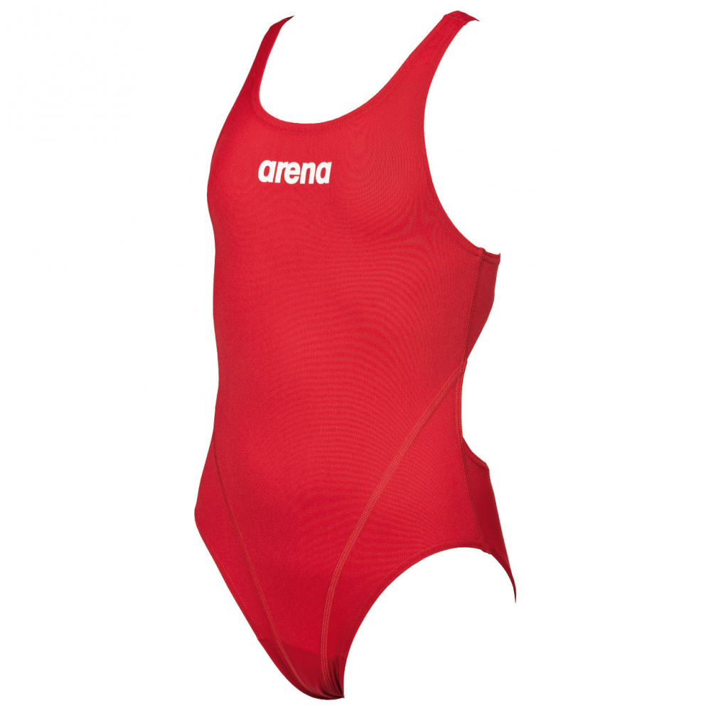 Girls Solid Swim Tech One Piece Swimsuit - Image 5