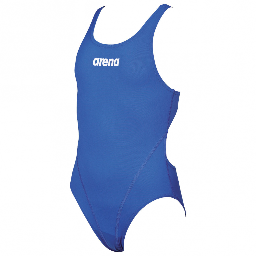 Girls Solid Swim Tech One Piece Swimsuit - Image 3