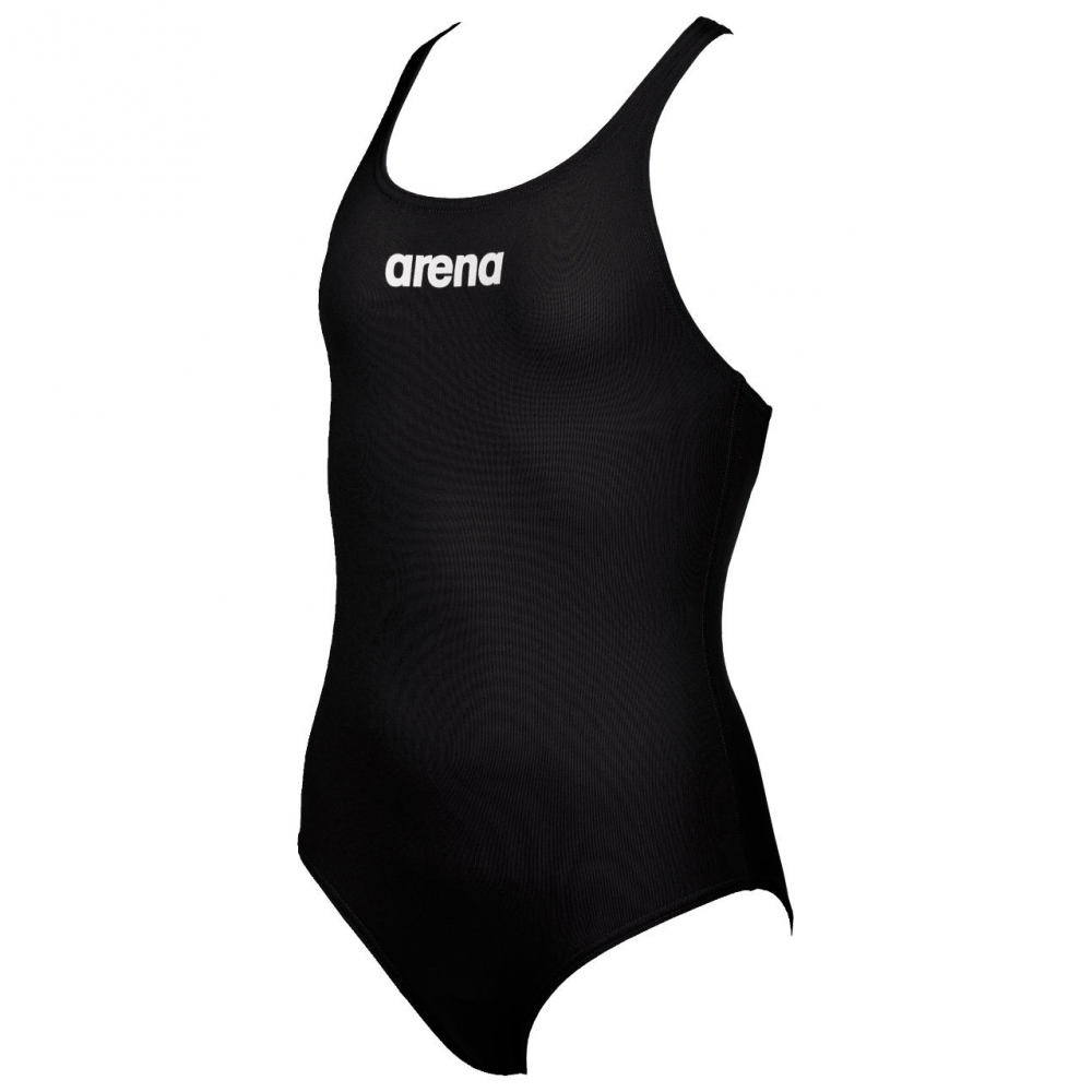 Girls Solid Swim Pro One Piece Swimsuit - Image 4