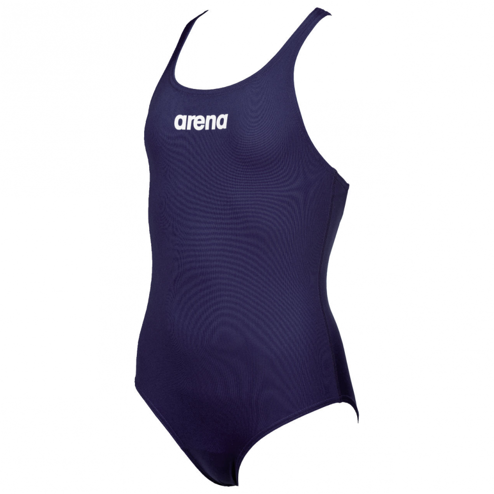 Girls Solid Swim Pro One Piece Swimsuit - Image 6