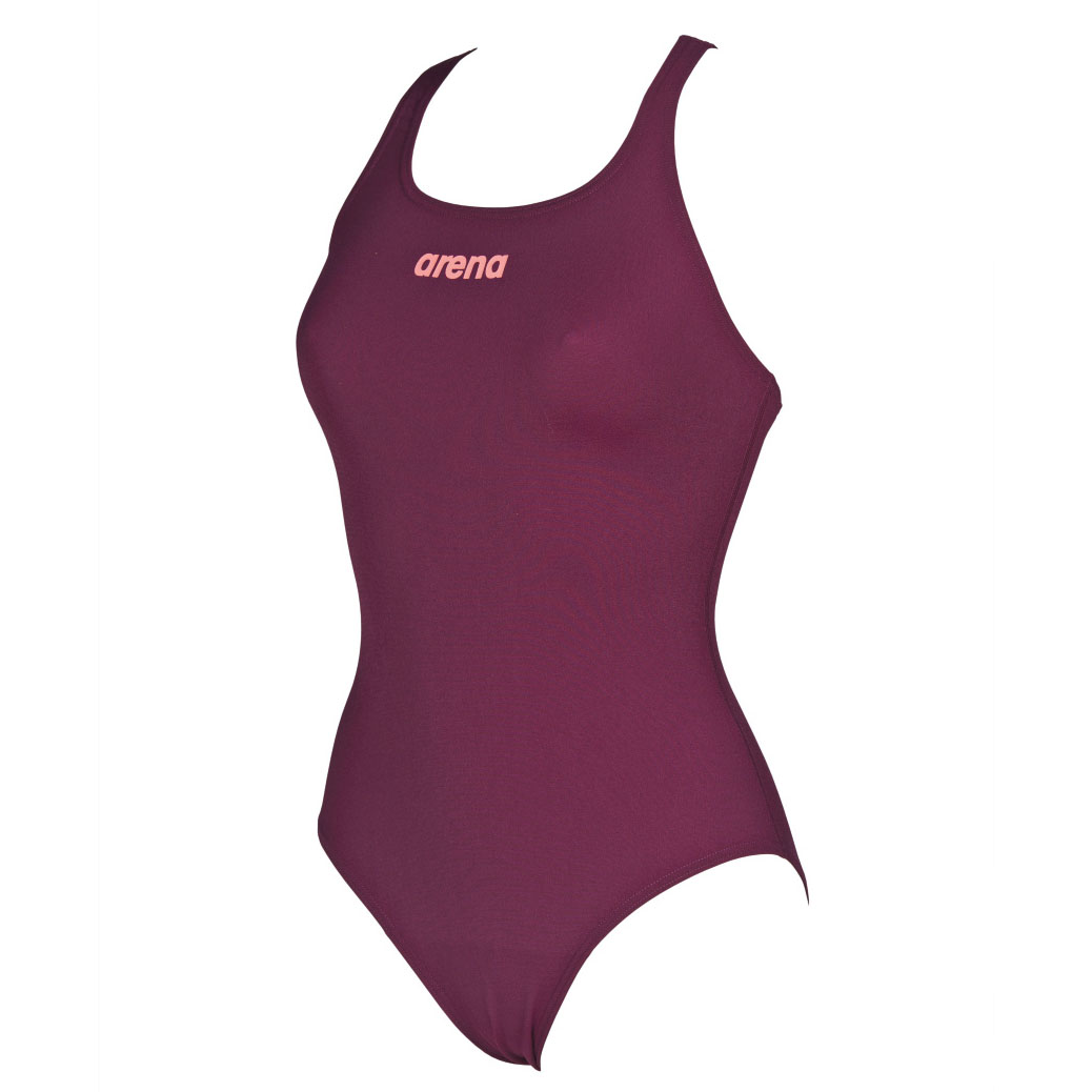 Womens Solid Swim Pro One Piece - Image 2
