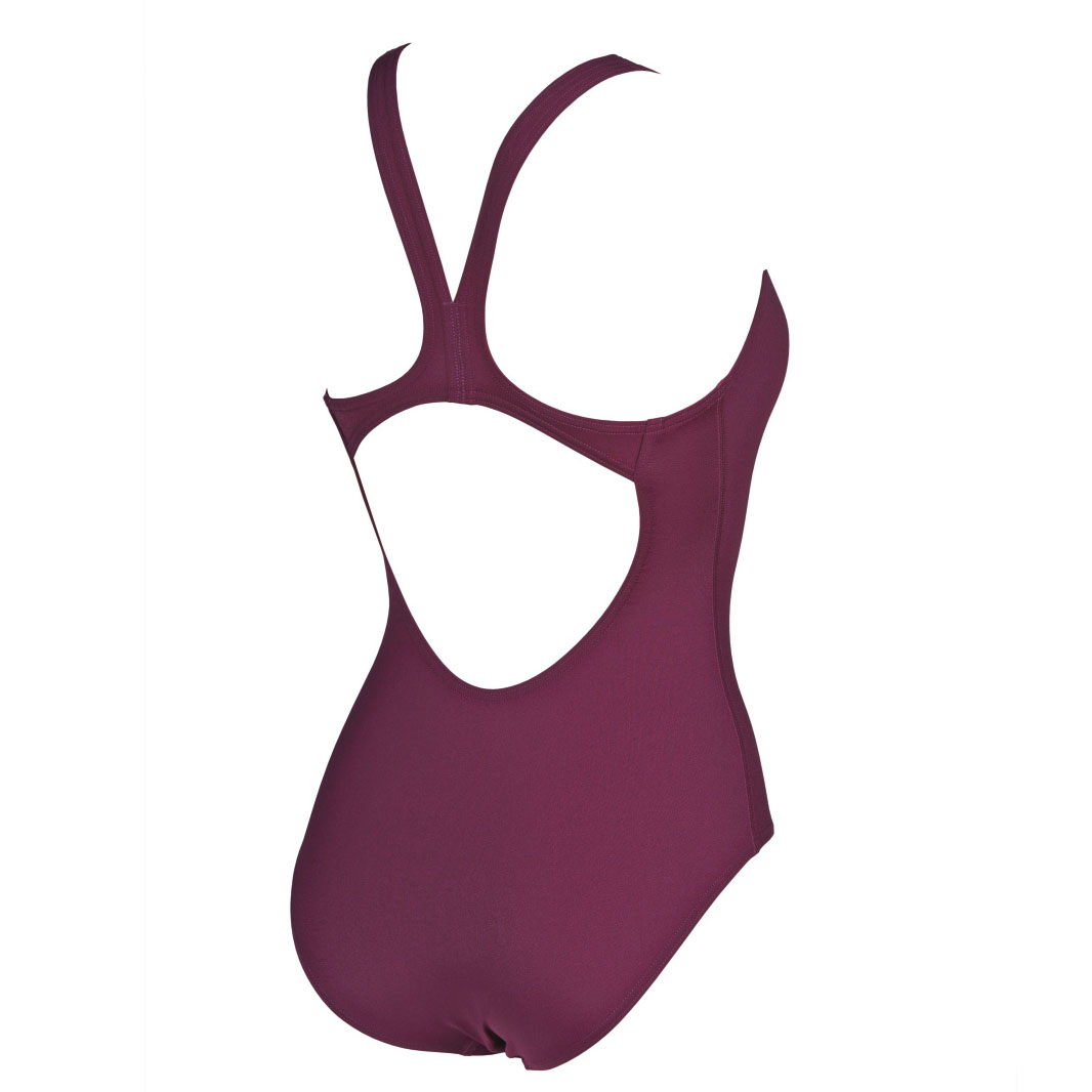 Womens Solid Swim Pro One Piece - Image 4