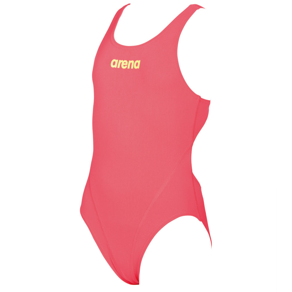 Girls Solid Swim Tech One Piece Swimsuit - Image 4