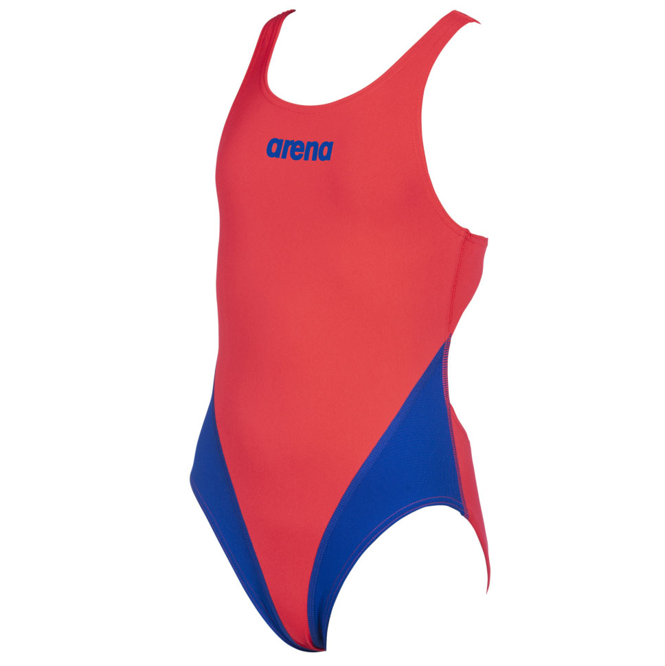 Girls Solid Swim Tech One Piece Swimsuit - Image 8