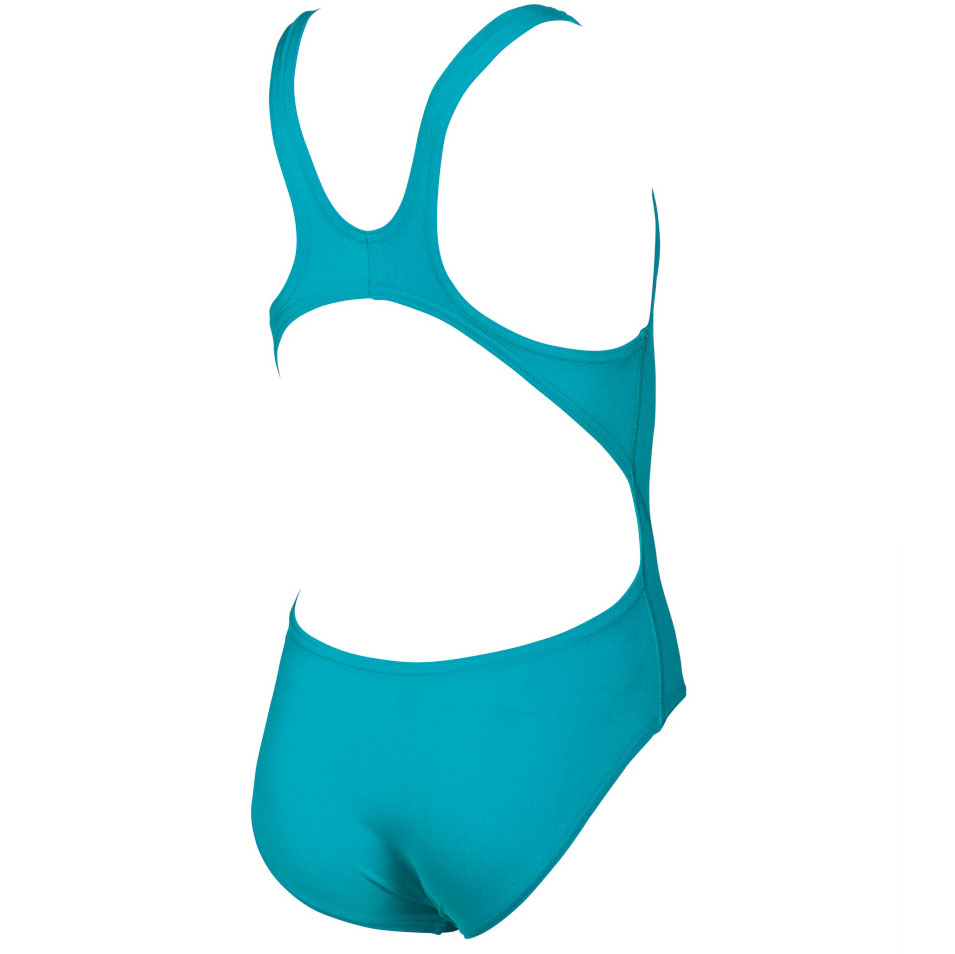 Girls Solid Swim Tech One Piece Swimsuit - Image 9