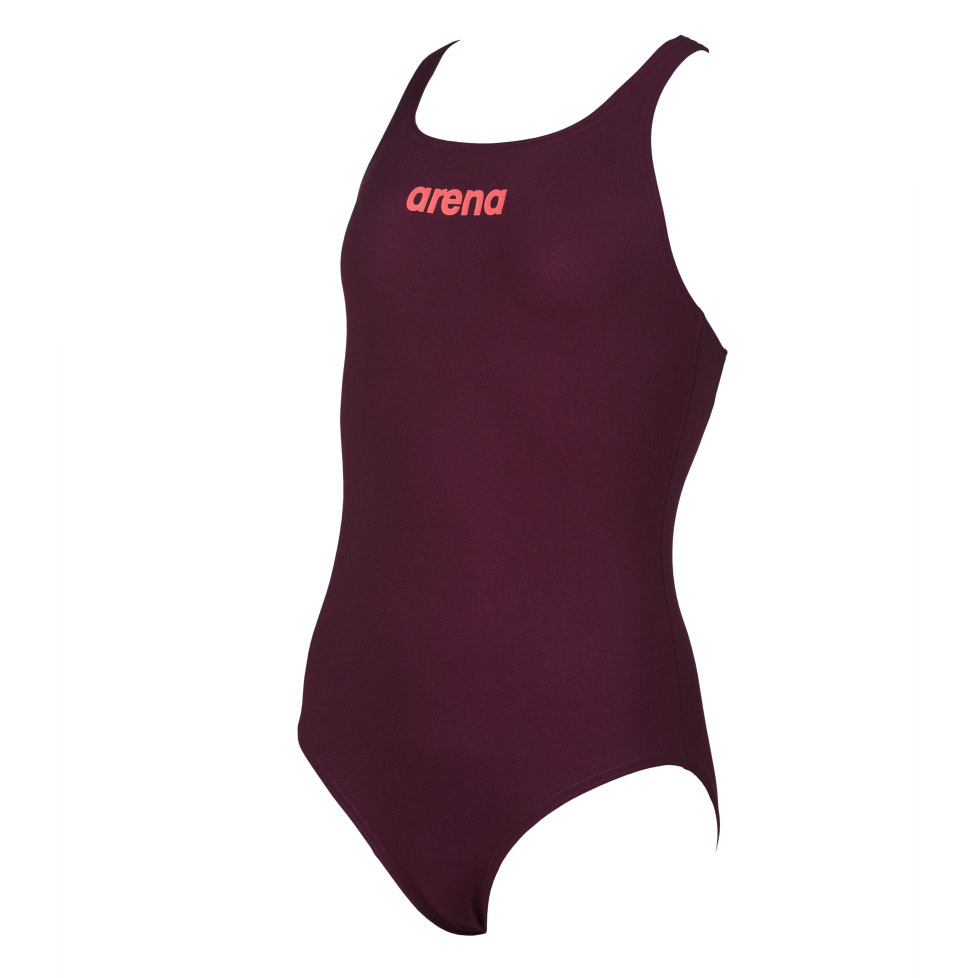 Girls Solid Swim Pro One Piece Swimsuit