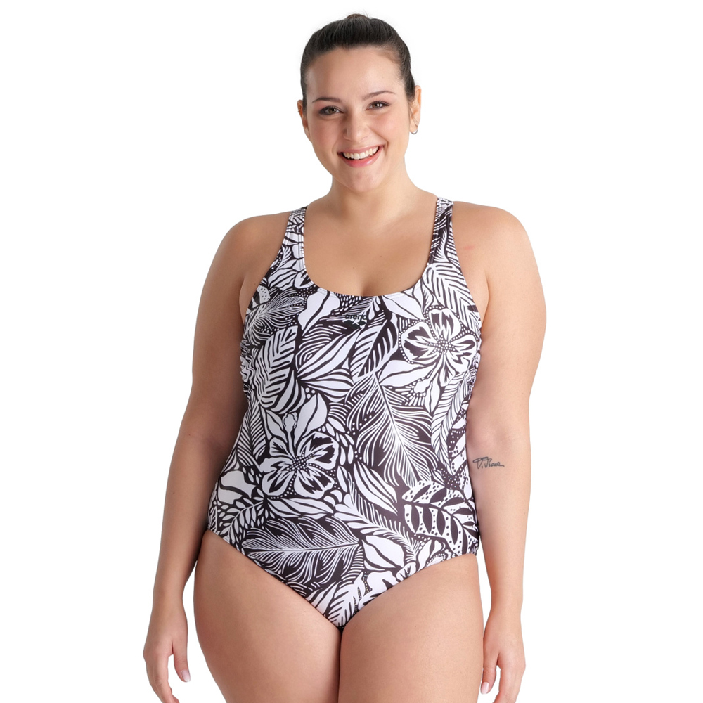 Womens Allover Swim Pro Back Plus Swimsuit