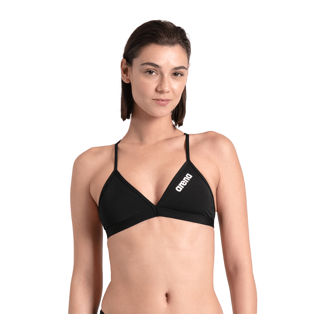 Women’s Solid Team Tie Back Bikini Top - Image 4
