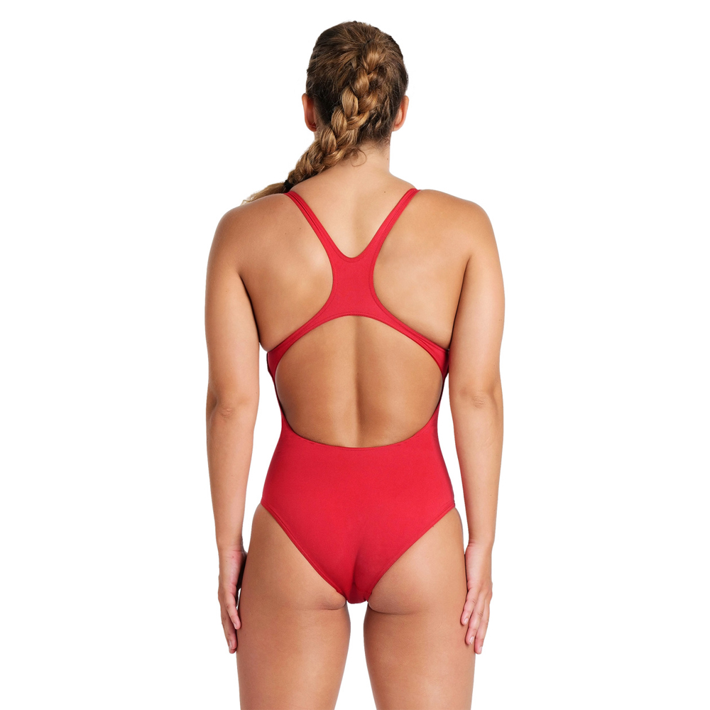 Womens Solid Team Swim Pro Swimsuit - Image 2