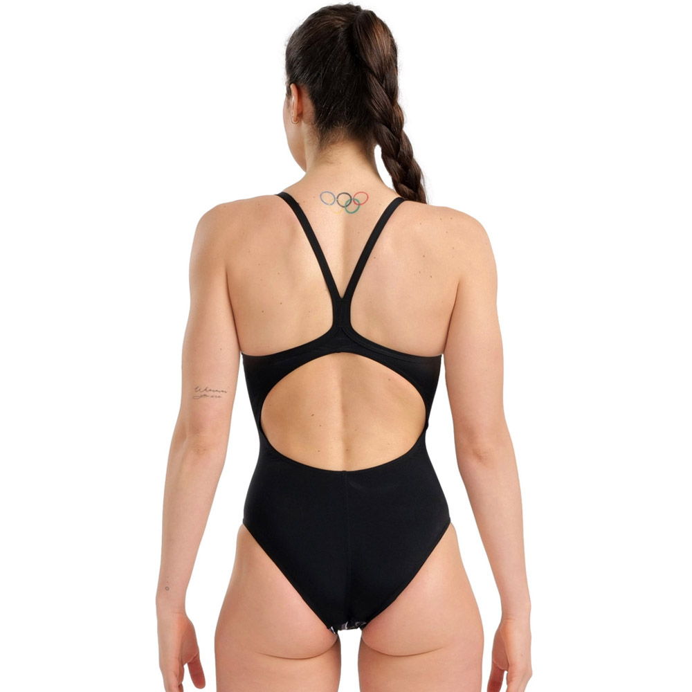 Womens Marbled Light Drop Back Swimsuit - Image 8
