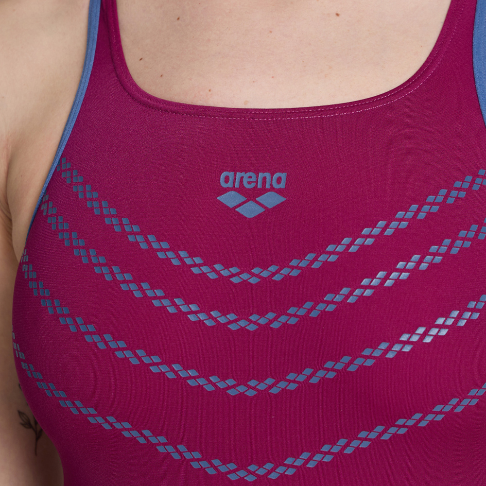 Womens Losange Swim Pro Back Swimsuit - Image 3