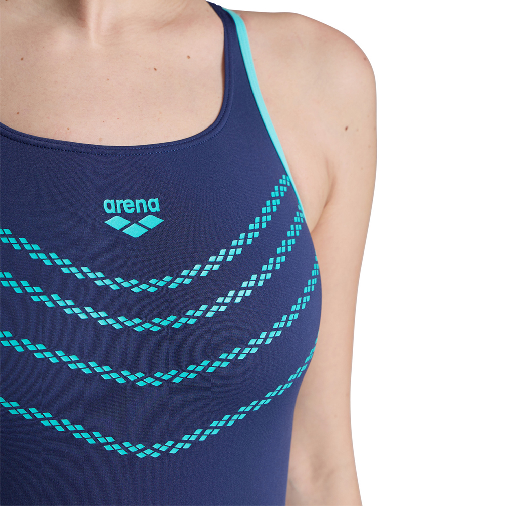 Womens Losange Swim Pro Back Swimsuit - Image 10