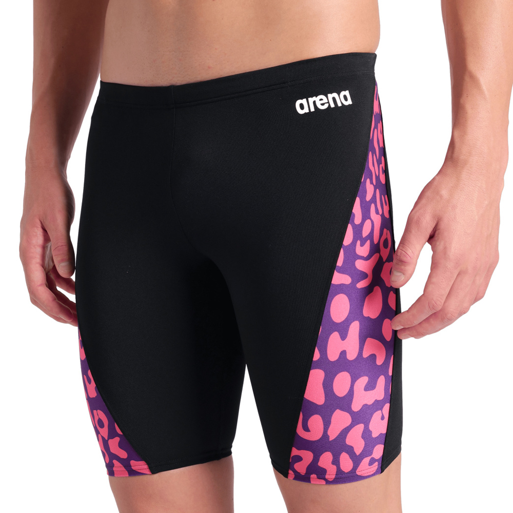 Mens Leopard Skin Printed Jammers - Image 5