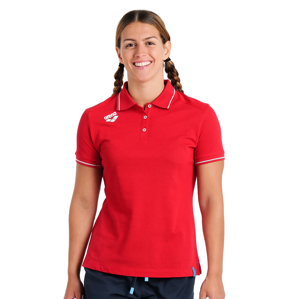 Women's Team Solid Cotton Polo Shirt - Image 7