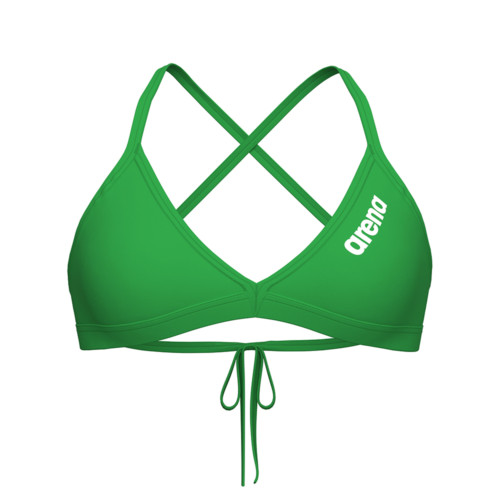Women’s Solid Team Tie Back Bikini Top - Image 17