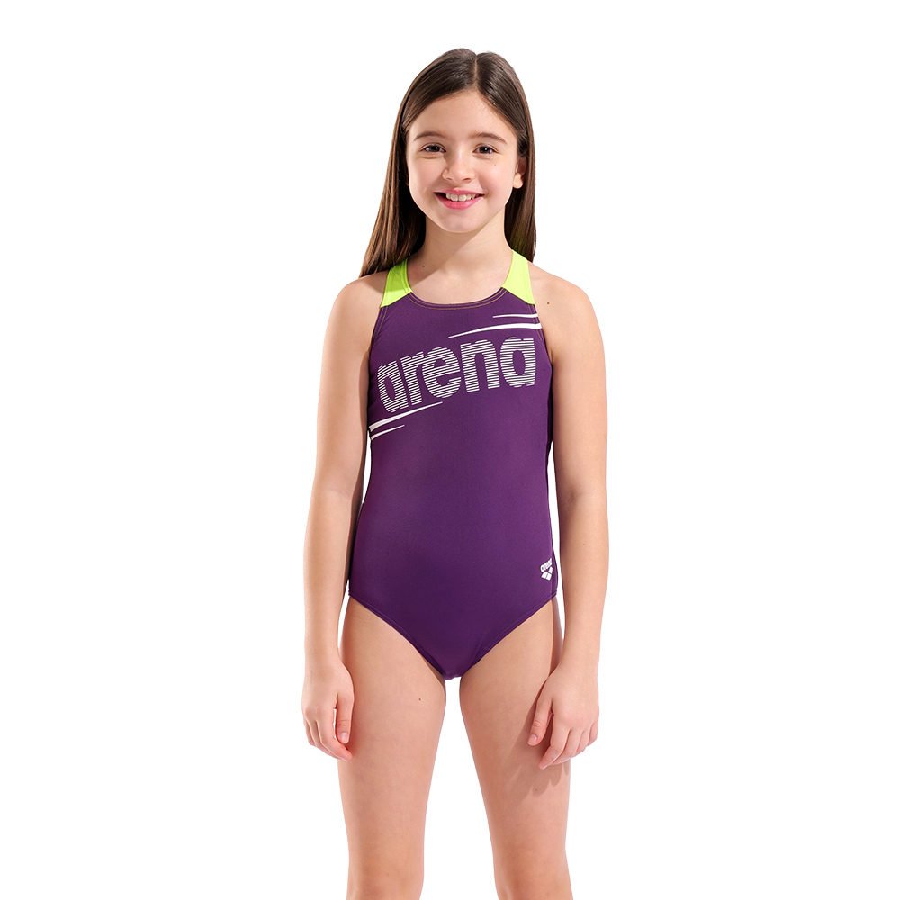 Girls Bold V Back Swimsuit